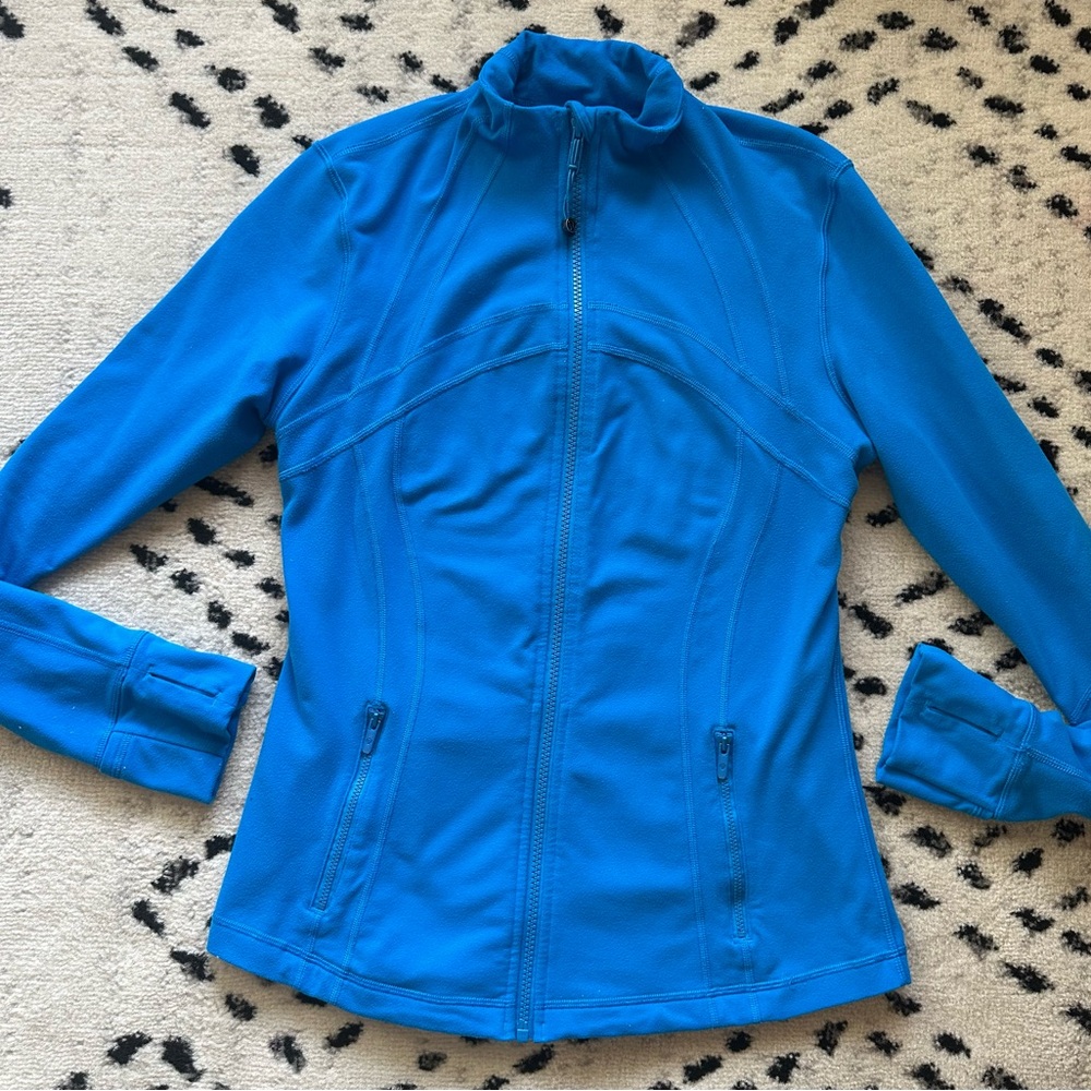 lululemon athletica Blue Utility Jacket 6/8 Define Jacket